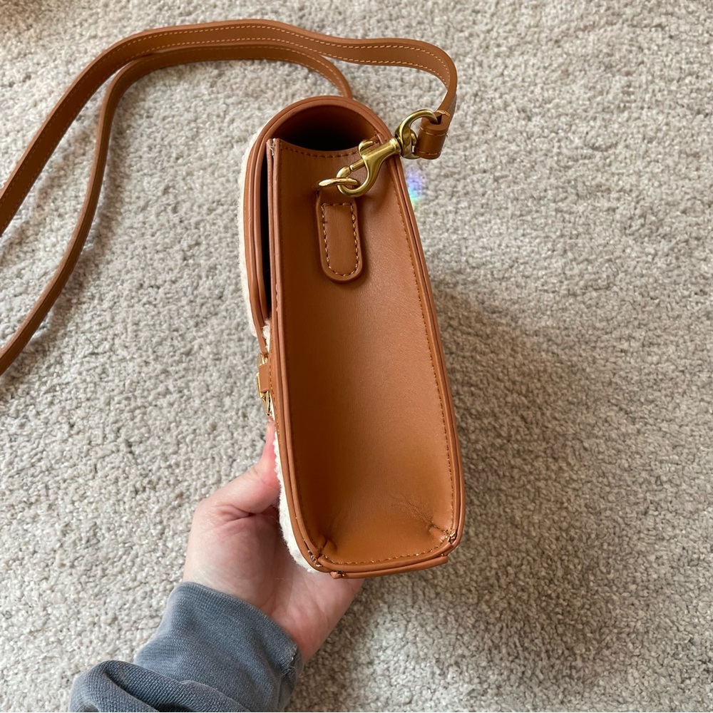 Anthropologie Sherpa Mini Crossbody Bag - Picture 5 of 7